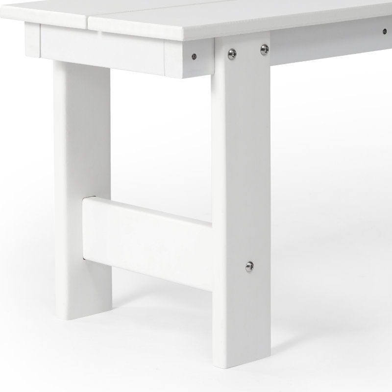 Banc de patio 48 po, Blanc