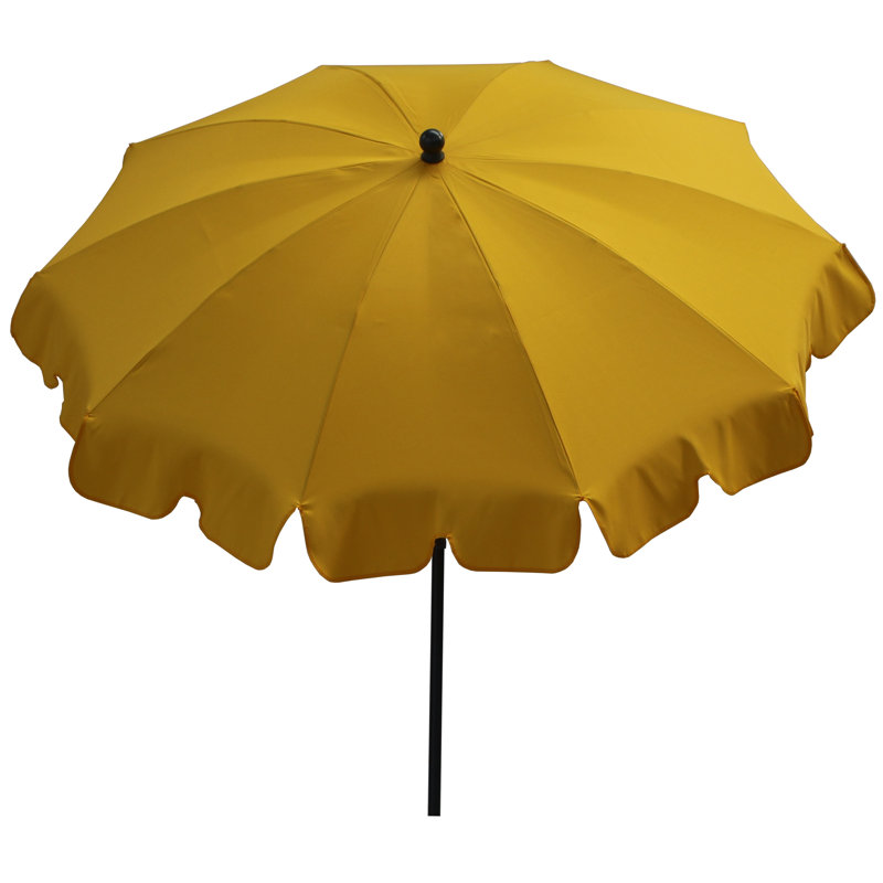 Stevison 200cm Market Parasol, Yellow