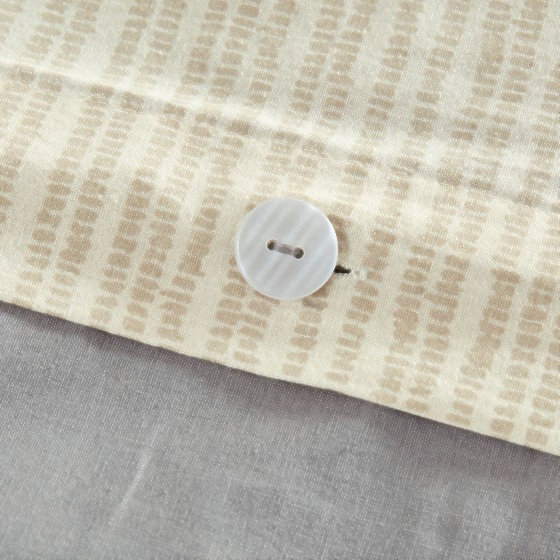 Ensemble de housse de couette 3 pièces en coton pour lit double/queen