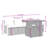Vidaxl Garden Sofa Set Black