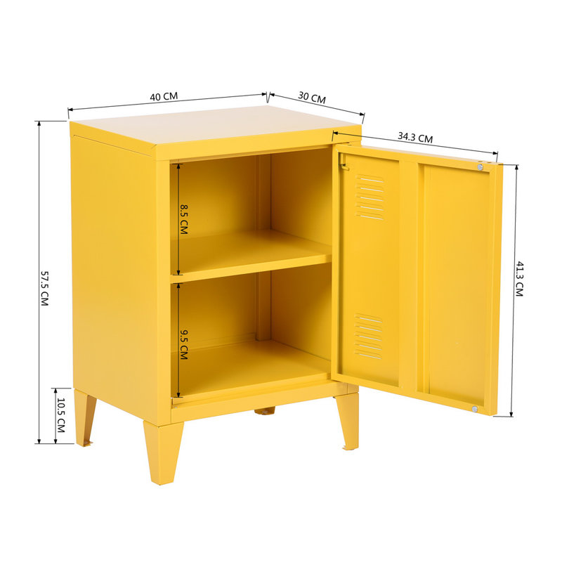 Shanna End Table, Yellow