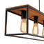 Lustre rectangulaire 5 lumières Deith