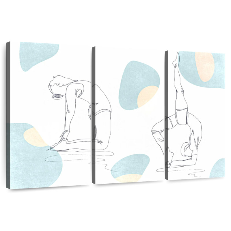Sireci Challenging Yoga Poses, 36" H x 57" W