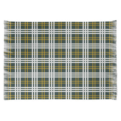 Green Bay Chenille Plaid Indoor Rug