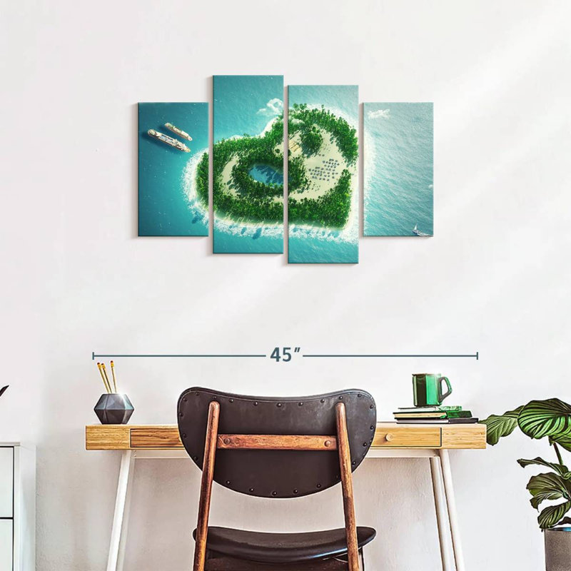 Gillard Heart Beach Paradise, H 22 po x l 36 po