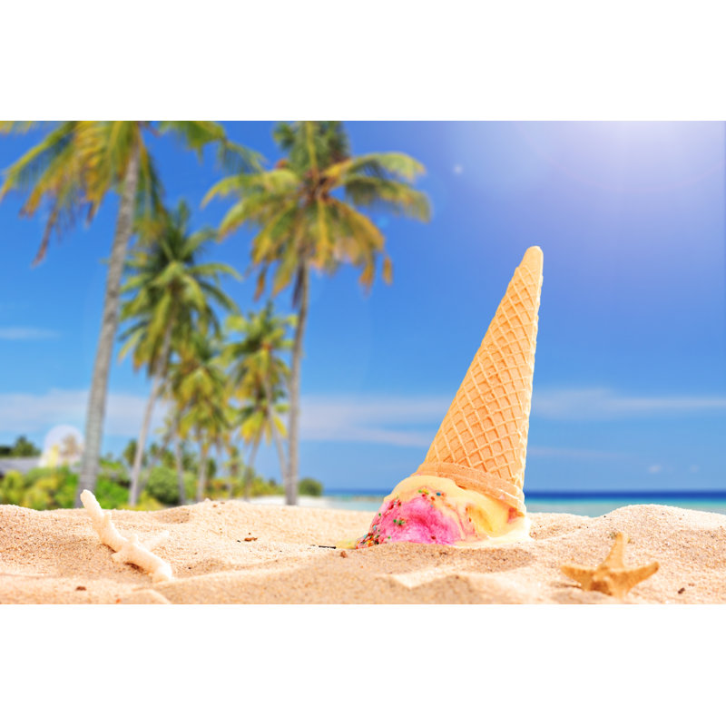 Beach by Ljupco - Wrapped Canvas Print, 30cm H x 46cm W