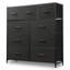 Commode 9 tiroirs avec plateau en bois Reinardo-2059246251
