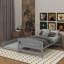 Lit plateforme simple avec lit gigogne-77471011