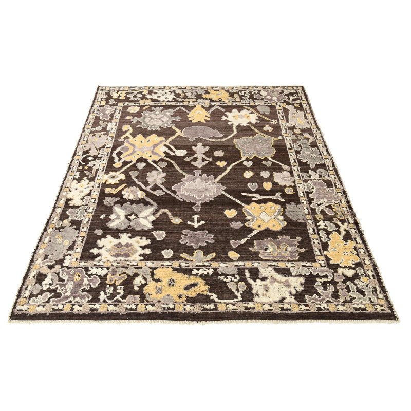 Tapis brun foncé Pursley