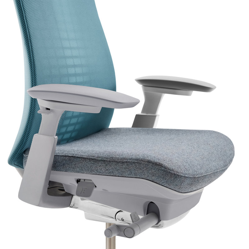 Haworth Fern Mesh Task Chair, No, Cornflower