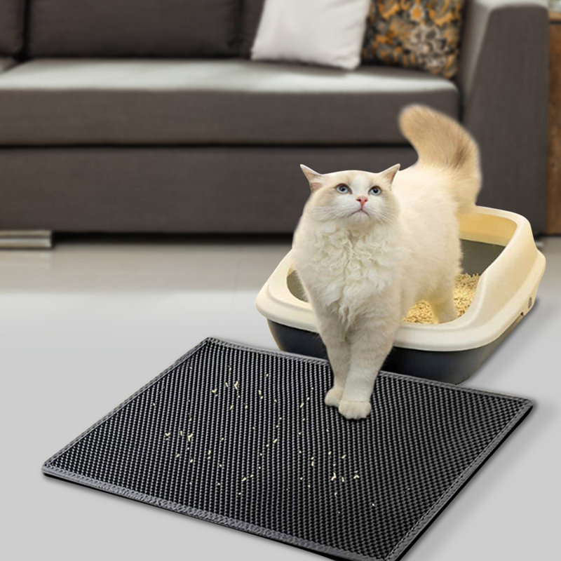 Tapis de litière pour chat