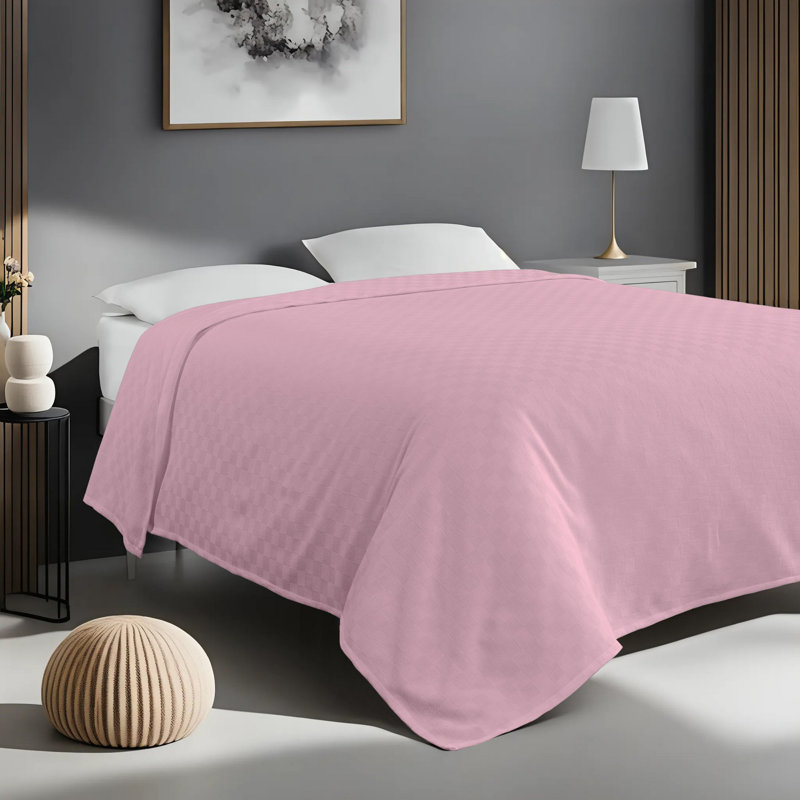 No Pattern Duvet Cover Set with Pillowcases, EU Double, Pink