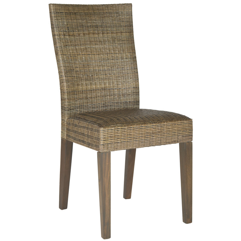 chaise d’appoint en acajou gris  Willow