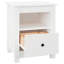 Bedside Cabinet 40X35x49 Cm Solid Wood Pine-814383572