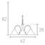 Arnott 3 - Light Shaded Chandelier-20600187