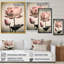 «Blossoming Pink Vintage Lotus IV», impressions sur toile de lotus-87380463-87380470