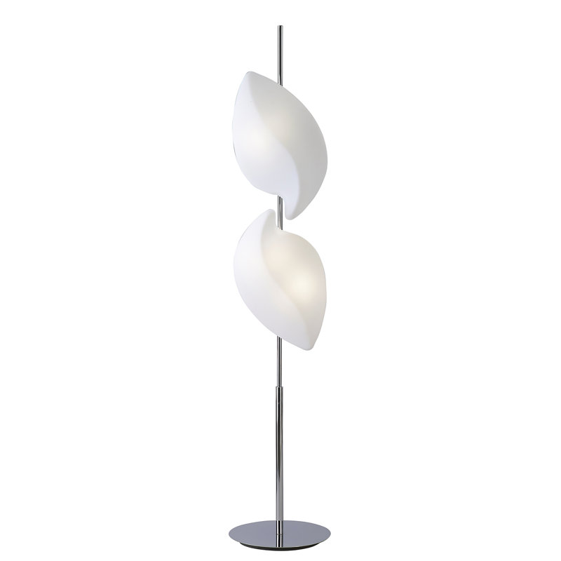 Dockrey 171.6cm Novelty Floor Lamp, Polished Chrome