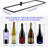 Wall Mounted Wine Bottle Rack in Brown