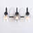 3-Light Vanity Light Cylindrical Glass Bathroom Wall Sconces-1587406465