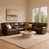 Reddish Brown Faux Leather