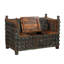 Banc de rangement en bois massif Tydre