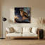 Art mural mauve en métal Birds Cooper-418103173