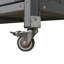 Chariot de barbecue extérieur avec abattant pliable-124644291