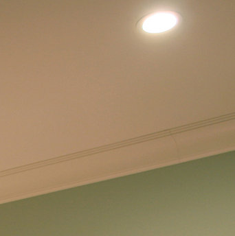 6'' White Baffle Recessed Trim