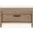 Curved 1-Drawer Console Table - Toffee