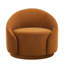 Fauteuil demi-tonneau pivotant de 35,04 po Aunna Nenuphar-1497142508