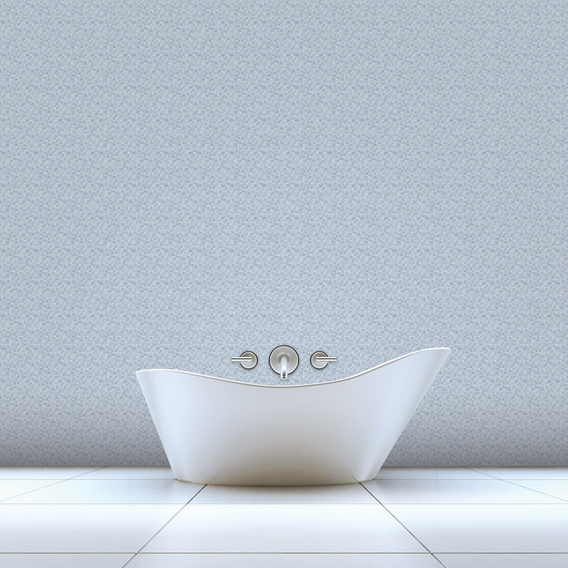 10m x 53cm Matte Wallpaper Roll, Blue