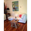 Table de bout en teck recyclé