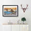 Skyline of Rio De Janeiro in Brazil in Abstract - Picture Frame Graphic Art Print-55739793-55739796