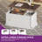 LED Farmhouse Lift Top Coffee Table, 3 In 1 Multi-Function With Hidden Compartment Storage