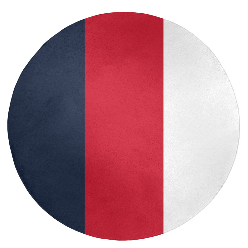 Chenille Indoor Rug, Round 5'