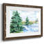 Evergreen Lake I, reproduction d'art encadrée-1038940496-1038940503
