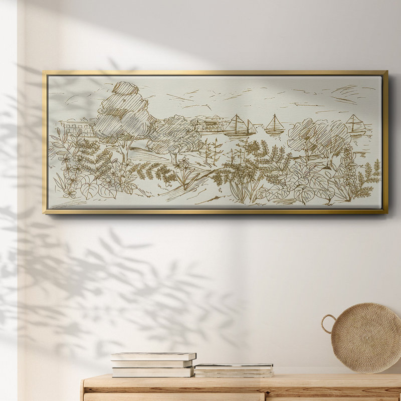 Autumn Landing I- Framed Canvas