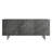 Hugo Buffet In Gray Marbled Porcelain With Storage.-436416335