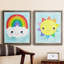 Cadre photo, ensemble de peintures sur toile