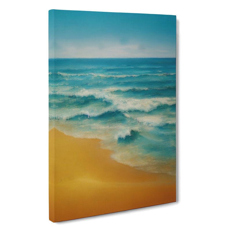 Beach Glow - Wrapped Canvas, 76cm H x 50cm W x 3cm D