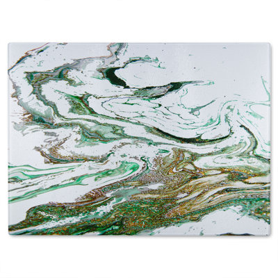 Marble Glass Chopping Board