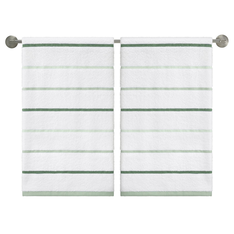 Izod Sandbar Green 2-Pack Bath Towel Set, Green, Bath Towel - 2 Pack