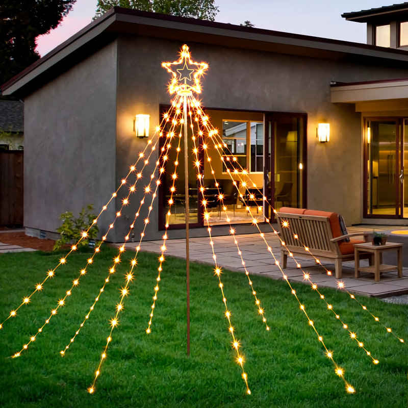 Étoile de cône de Noël 1,8 m