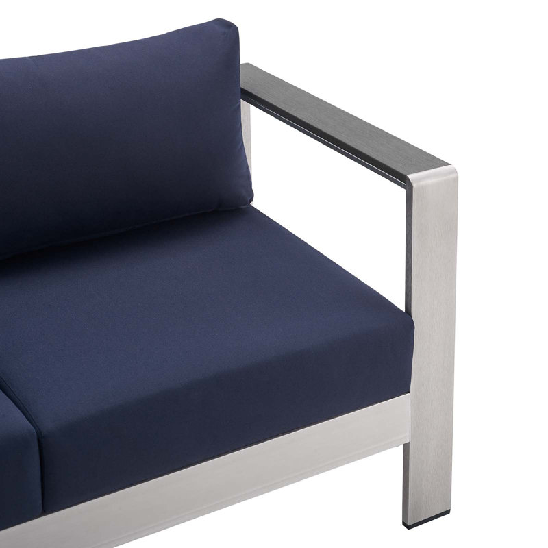 Causeuse d'extérieur Shore Sunbrella, Sunbrella® bleu marine