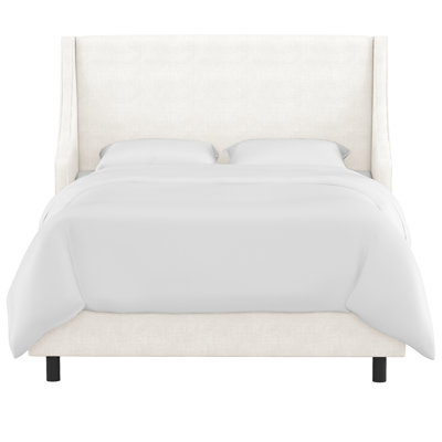 Bernadine Upholstered Wingback Bed