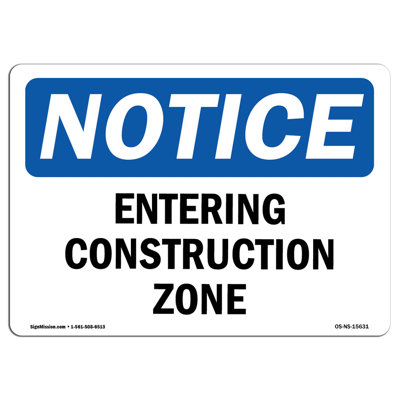 AVIS Entrée de la zone de construction