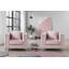 Ensemble de 2 chaises en velours Lyon-1573388126
