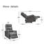 Fauteuil inclinable rembourré Phylisia-2095228824