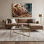 «Music French Horn», art mural sur toile beige-1913163626