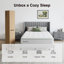 Novilla 27cm Memory Foam Pocket Sprung Zoned Mattress-94274328